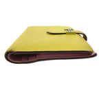 Hermes Bifold Wallet Bearn Compact Verso Epsom Yellow Pink — view 3