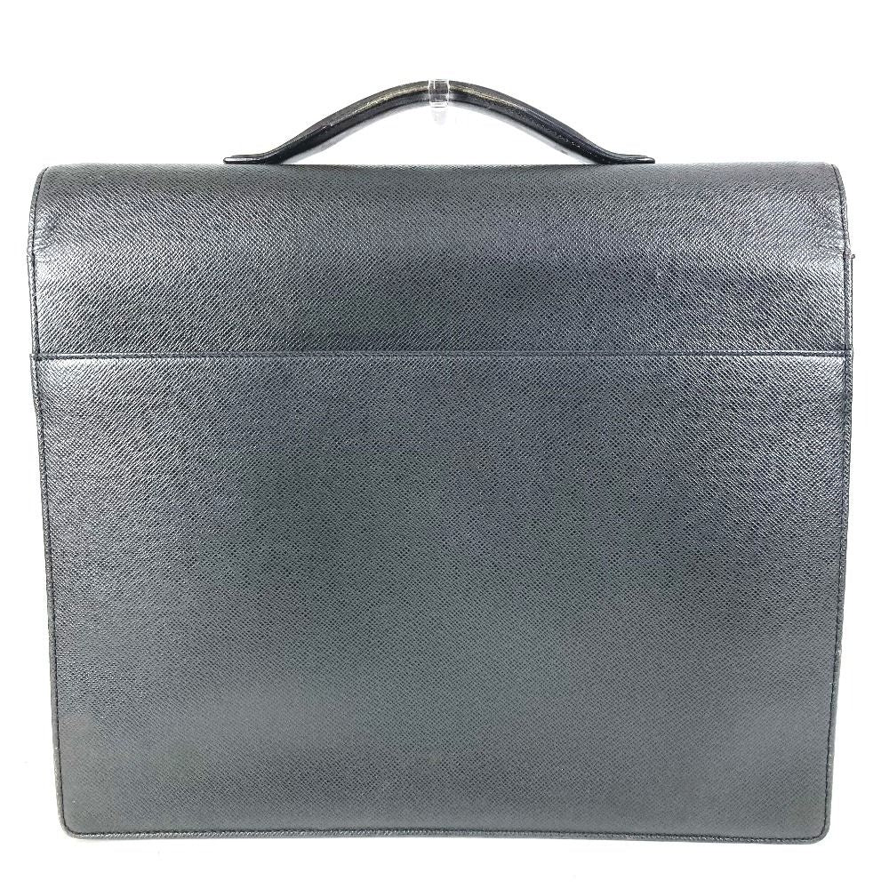 Louis Vuitton Business Bag Serviette Kazan Taiga Leather Ardoise Black — view 2