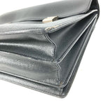 Louis Vuitton Business Bag Serviette Kazan Taiga Leather Ardoise Black — view 6