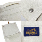 Hermes Handbag Baggage Ali Cotton White — view 8