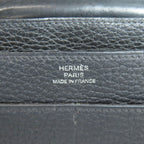 Hermes Dogon GM Silver Wallet Togo — view 9