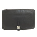 Hermes Dogon GM Silver Wallet Togo
