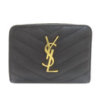 Saint Laurent Yves Sanro Wallet Leather