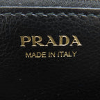 Prada Triangle Wallet Black — view 7