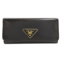 Prada Triangle Wallet Black