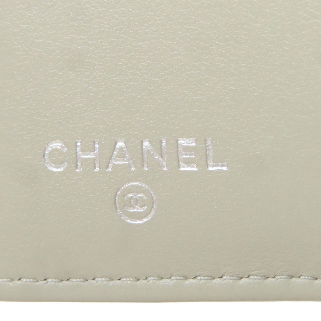 Chanel CC Logo Silver Wallet — view 8