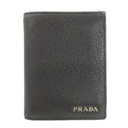 Prada Logo Wallet Leather