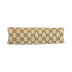 Gucci Beige Brown GG Supreme Canvas Leather Clutch — view 8