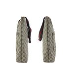 Gucci Vintage Sherry Line Beige GG Supreme Canvas Shoulder Bag — view 8