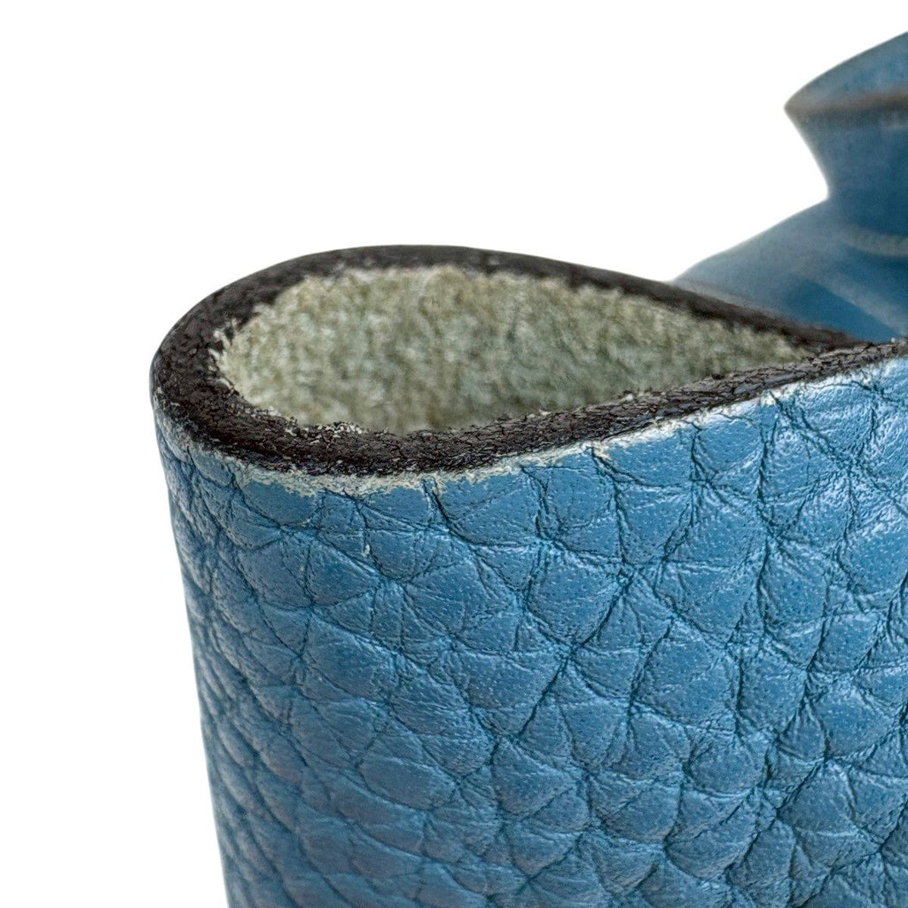 Hermes Picotin Lock PM Minibag Handbag Togo Blue — view 8