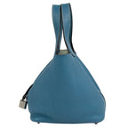 Hermes Picotin Lock PM Minibag Handbag Togo Blue — view 2