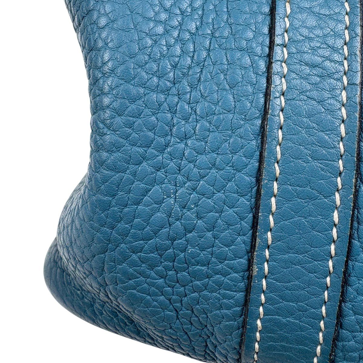 Hermes Picotin Lock PM Minibag Handbag Togo Blue — view 7