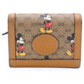Gucci Disney Interlocking Card Case Brown