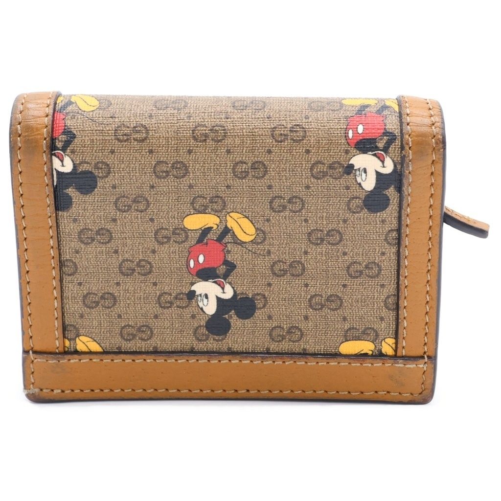Gucci Disney Interlocking Card Case Brown — view 2