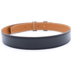 Hermes Constance Belt Brown Black Box Calf Silver 65 — view 2