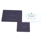 Prada Triangle Logo Brick Shoulder Bag Silver Leather — view 7
