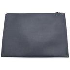 Saint Laurent Paris Clutch Case Pouch Leather Black — view 2