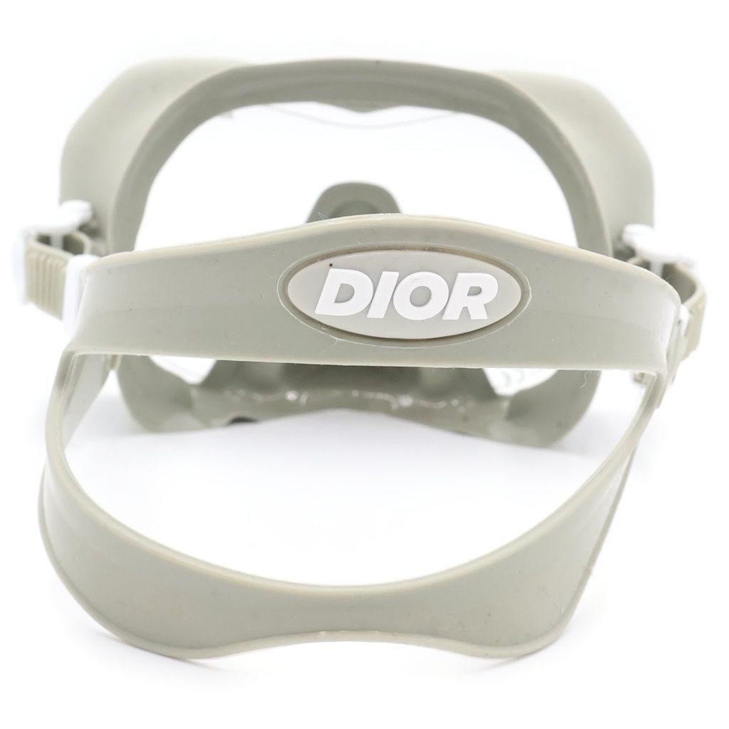 Dior Beuchat Busher Logo Print Snorkel Goggles Gray Messenger Bag — view 2
