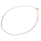 Hermes Echappee Necklace Pendant Chain Pink Gold PG — view 2