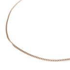 Hermes Echappee Necklace Pendant Chain Pink Gold PG