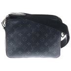 Louis Vuitton Monogram Eclipse Trio Messenger Shoulder Bag Black