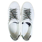 Saint Laurent Paris Camouflage Lace Low Cut Sneakers White Khaki — view 4