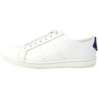 Saint Laurent Paris Lip Pearl Low Cut Sneakers White