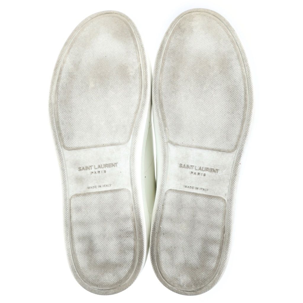 Saint Laurent Paris Lip Pearl Low Cut Sneakers White — view 5