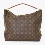 Louis Vuitton Monogram Sully MM Bag Gold