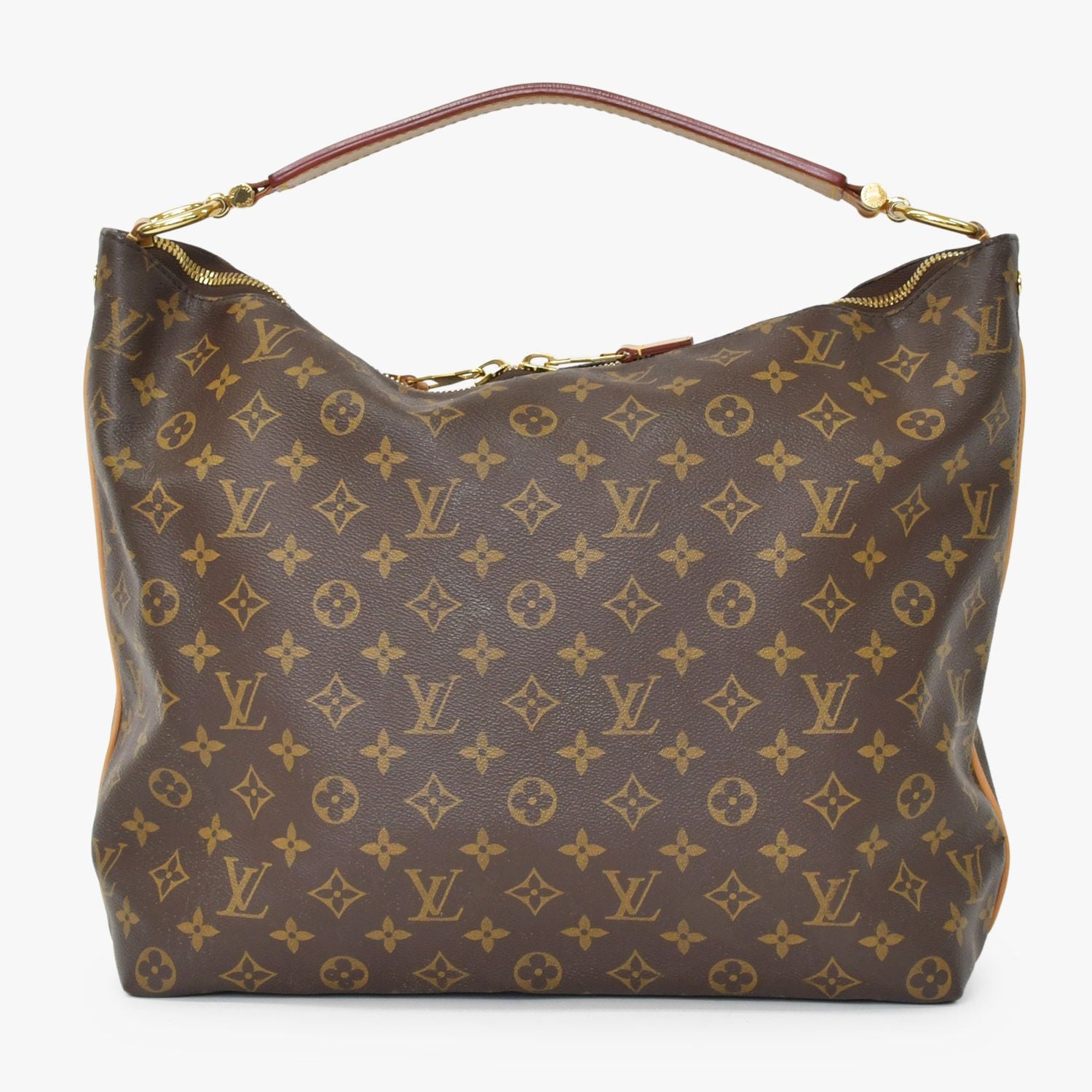 Louis Vuitton Monogram Sully MM Bag Gold