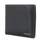 Prada 2 Leather Nero Black Wallet — view 2