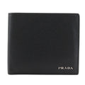 Prada 2 Leather Nero Black Wallet