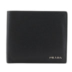 Prada 2 Leather Nero Black Wallet
