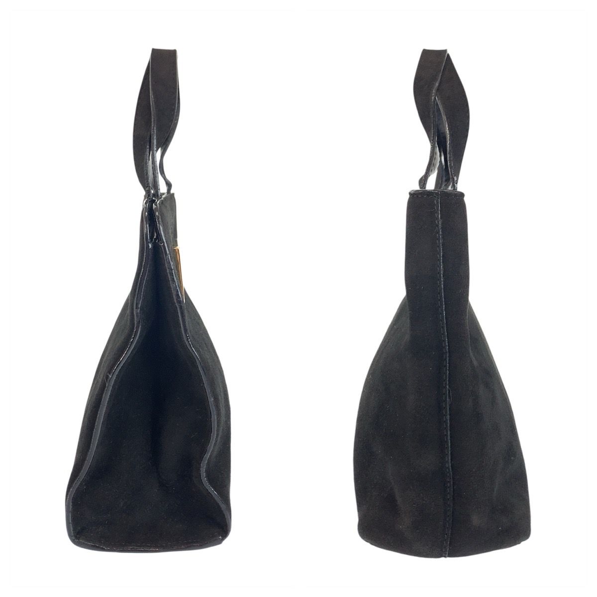 Gucci Black Gold Suede 007 Tote — view 7