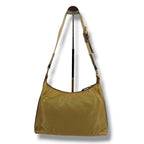 Prada Triangle Logo Shoulder Bag Bo Beige Brown — view 3