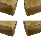 Prada Triangle Logo Shoulder Bag Bo Beige Brown — view 7