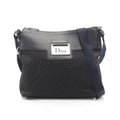 Dior Dio Shoulder Bag tosnine Tobta Black Canvas Leather SleLadyUse