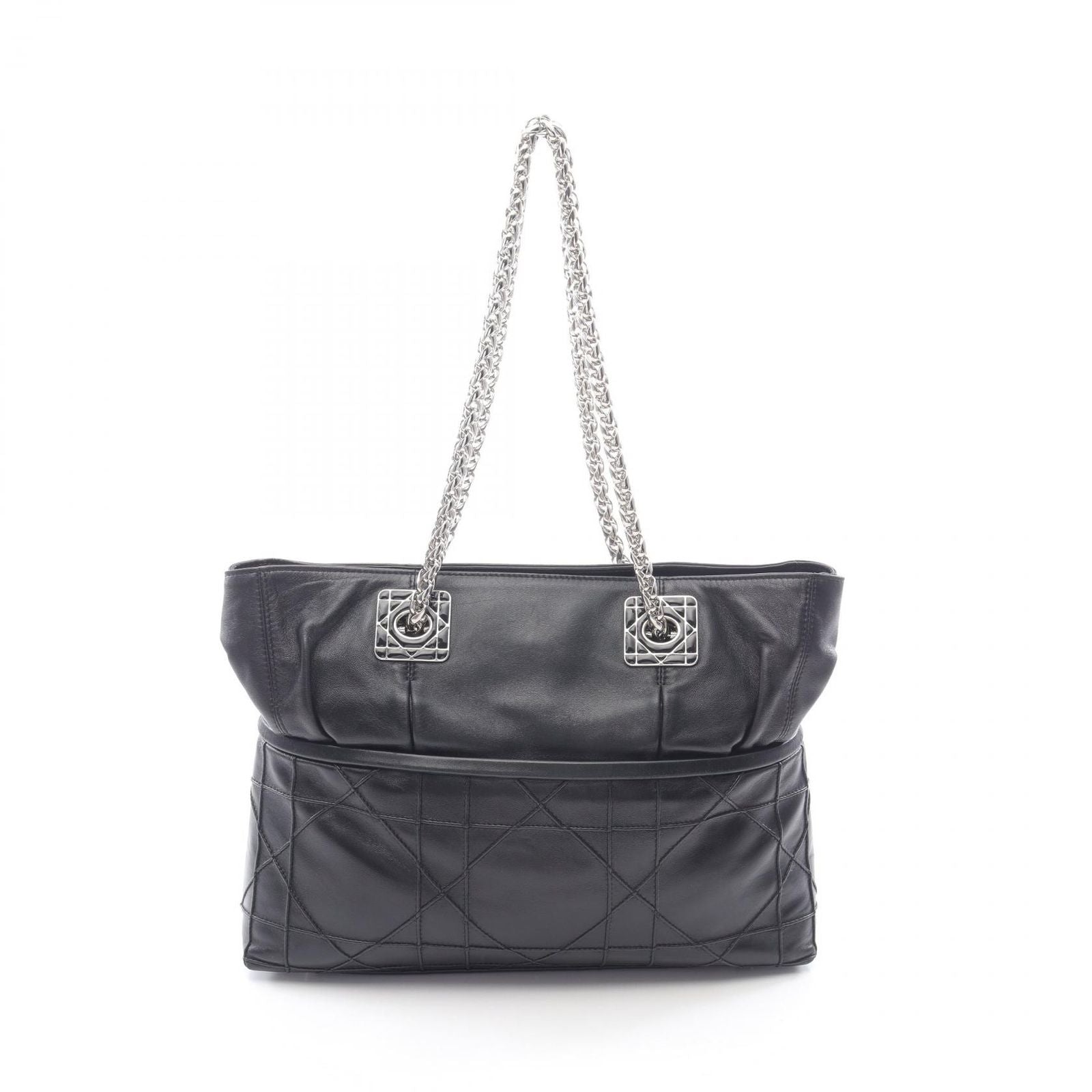 Dior Dio Tote Black Leather Granville Che