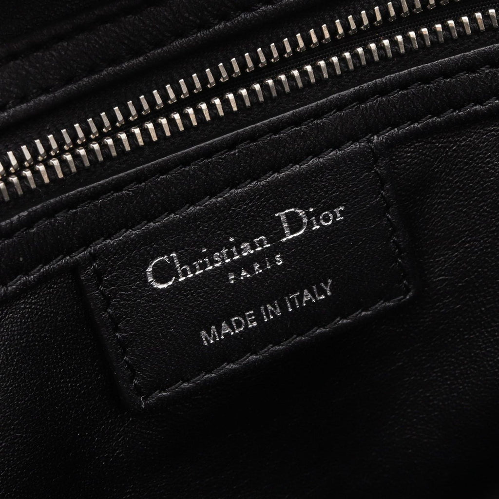 Dior Dio Tote Black Leather Granville Che — view 4