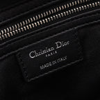Dior Dio Tote Black Leather Granville Che — view 4