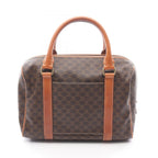 Celine Seri Handbag Brown Canvas Leather