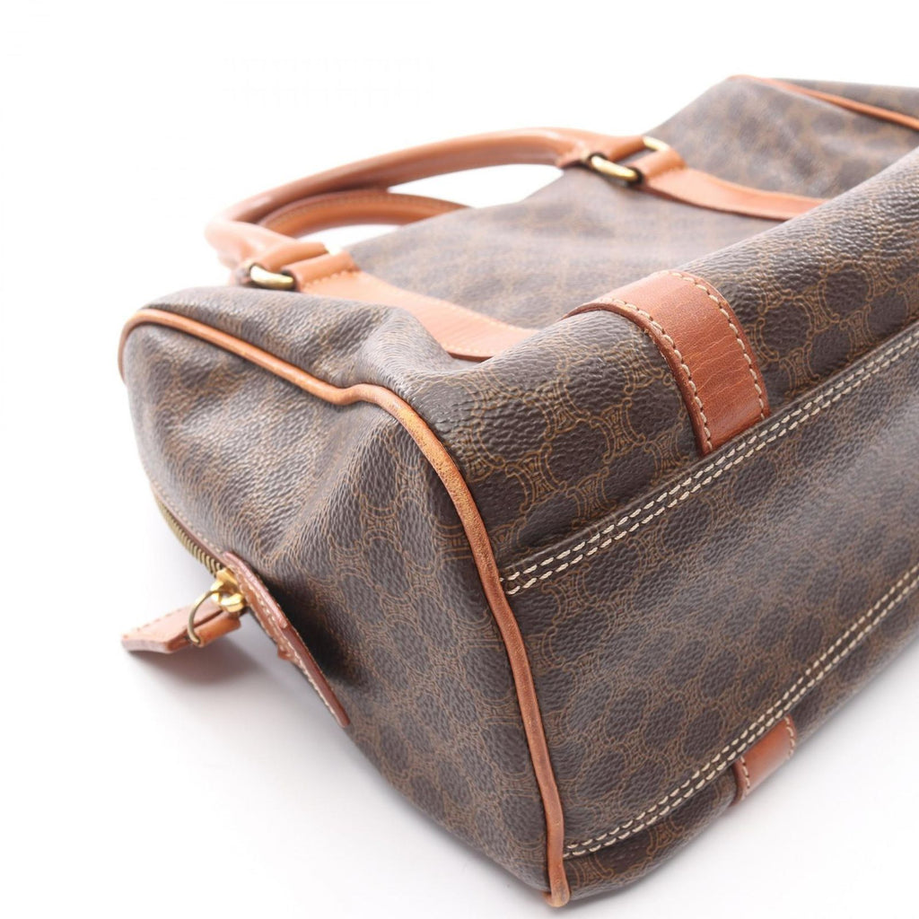 Celine Seri Handbag Brown Canvas Leather — view 9