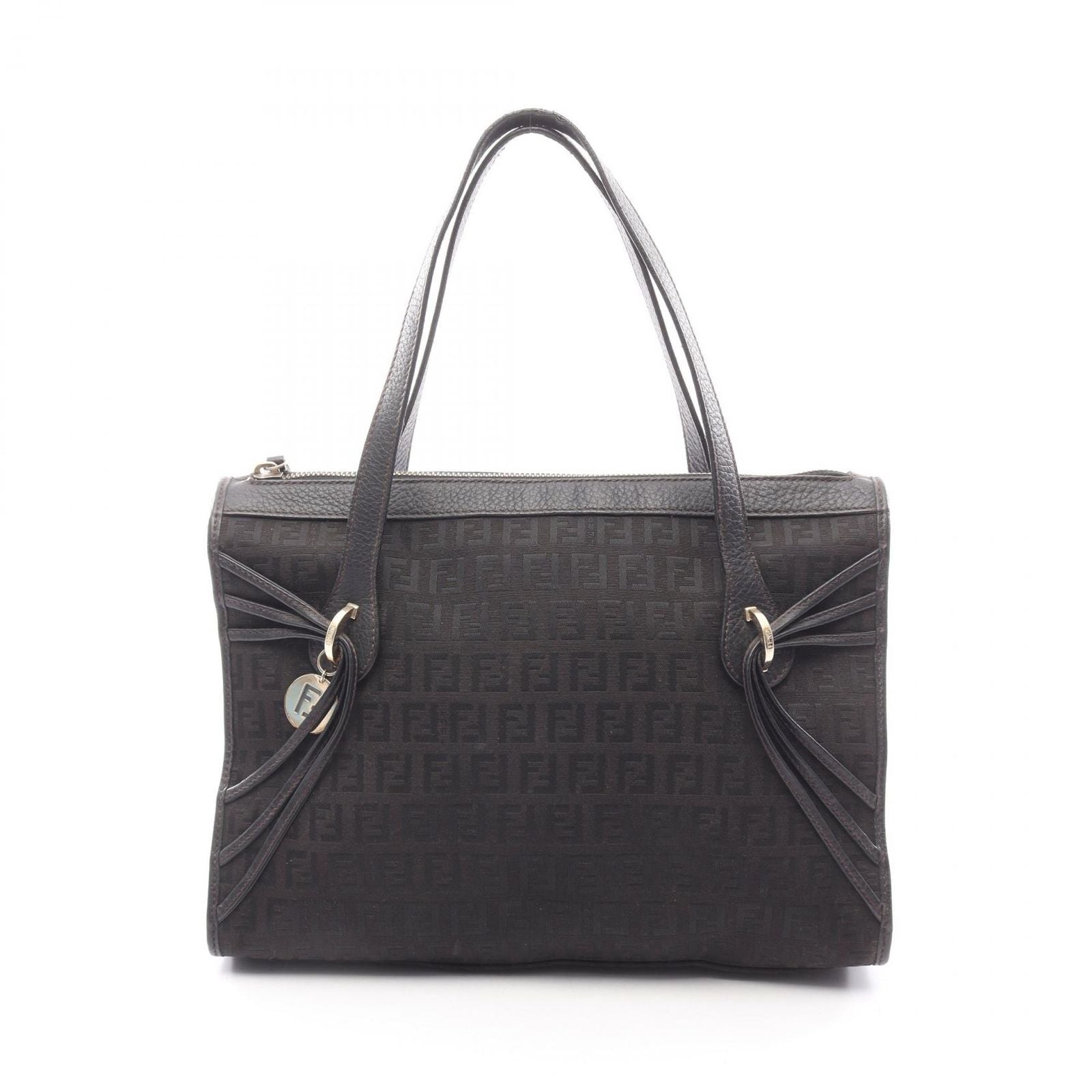 Fendi Handbag of Da Ninebrown Canvas Leather