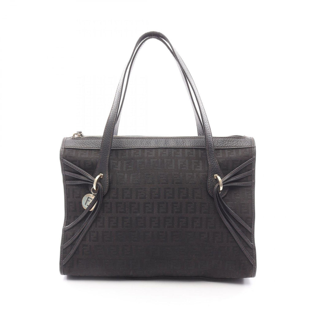 Fendi Handbag of Da Ninebrown Canvas Leather