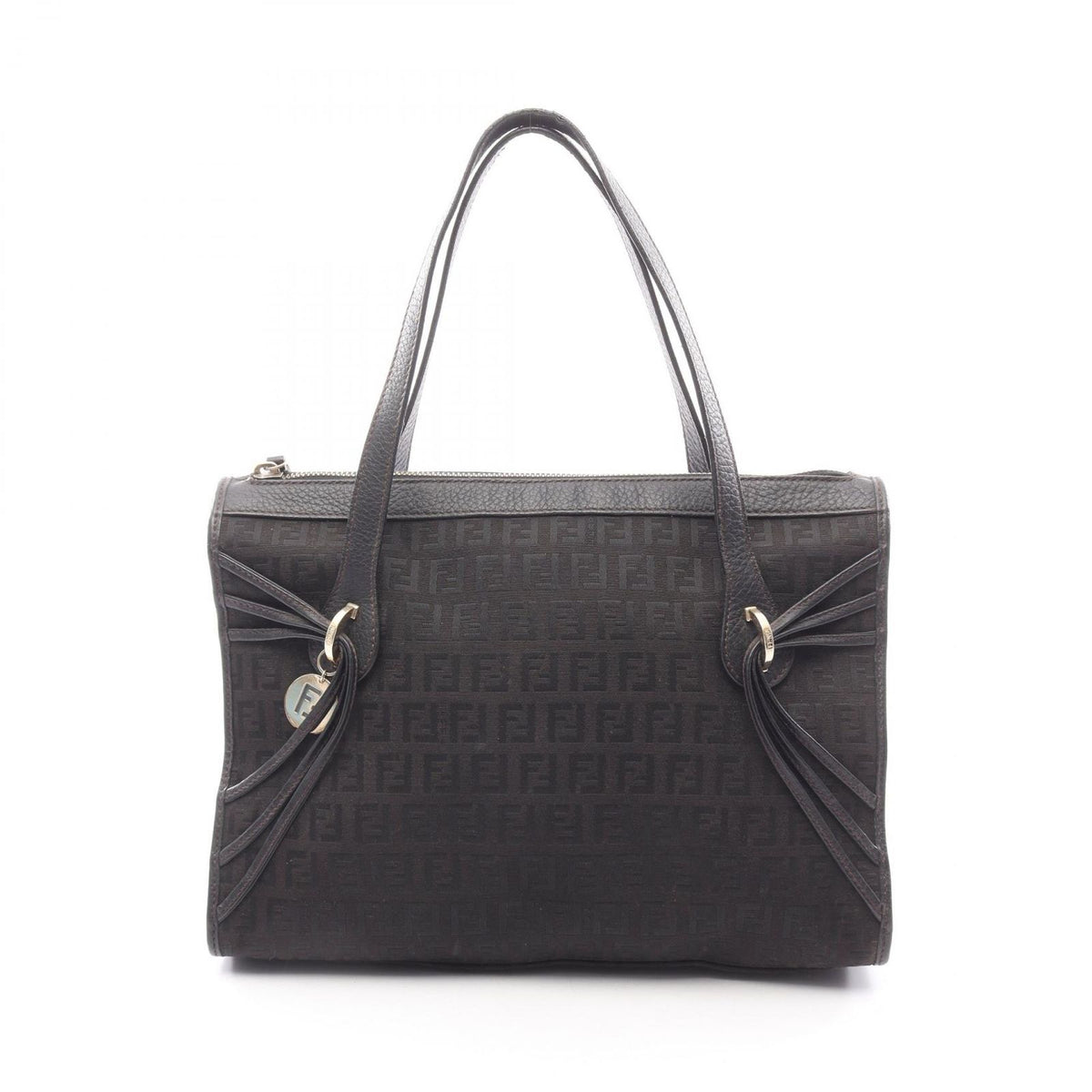 Fendi Handbag of Da Ninebrown Canvas Leather