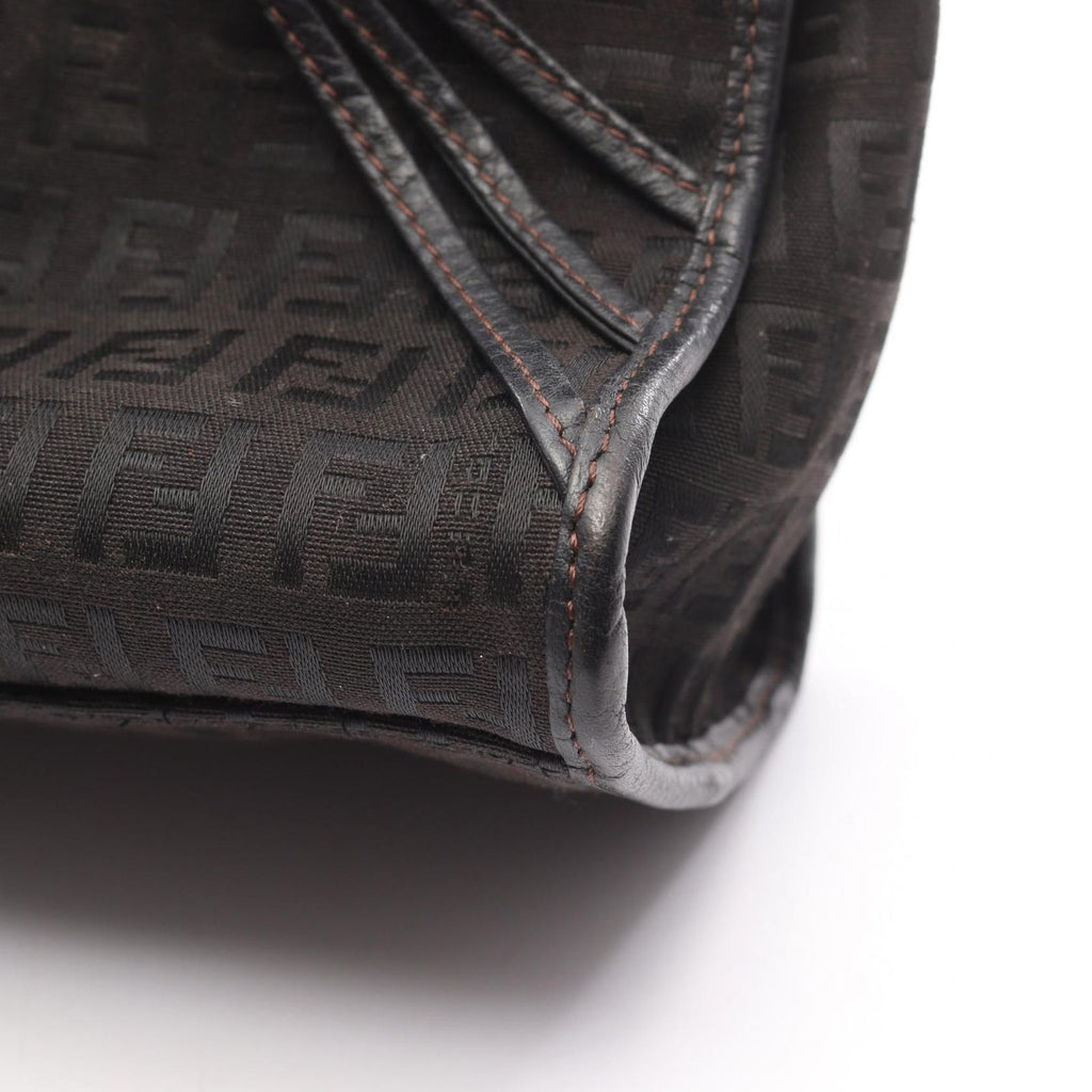 Fendi Handbag of Da Ninebrown Canvas Leather — view 9