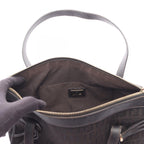 Fendi Handbag of Da Ninebrown Canvas Leather — view 6