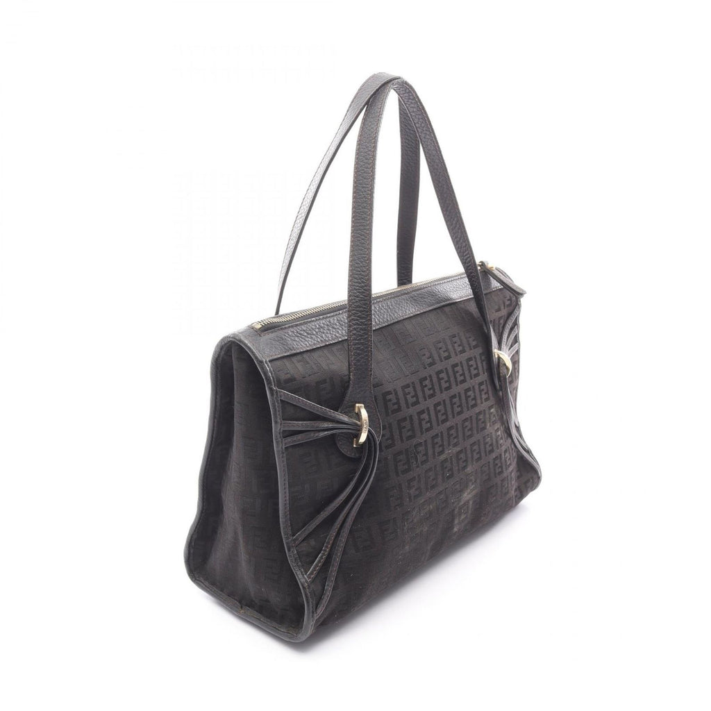 Fendi Handbag of Da Ninebrown Canvas Leather — view 2