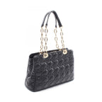 Dior Dio Tote Ladydio Cannage Black Leather Che — view 2