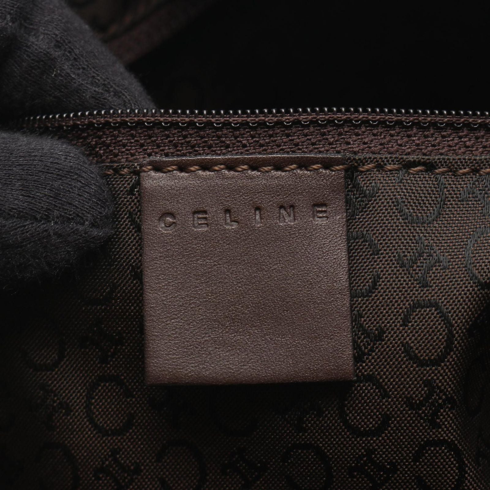Celine Seri Saletree Da Ninebrown Canvas Leather — view 4